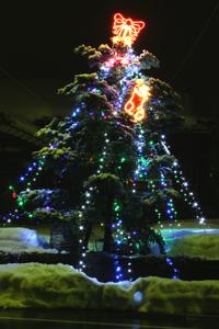 二之町（片貝町）のイルミネーションの画像