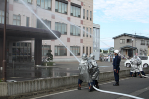 放水訓練の画像