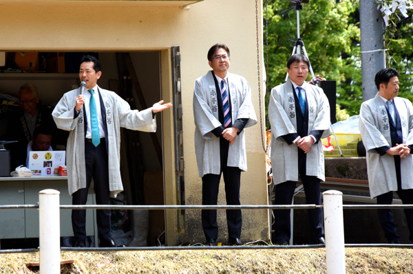 あいさつをする宮崎市長の画像